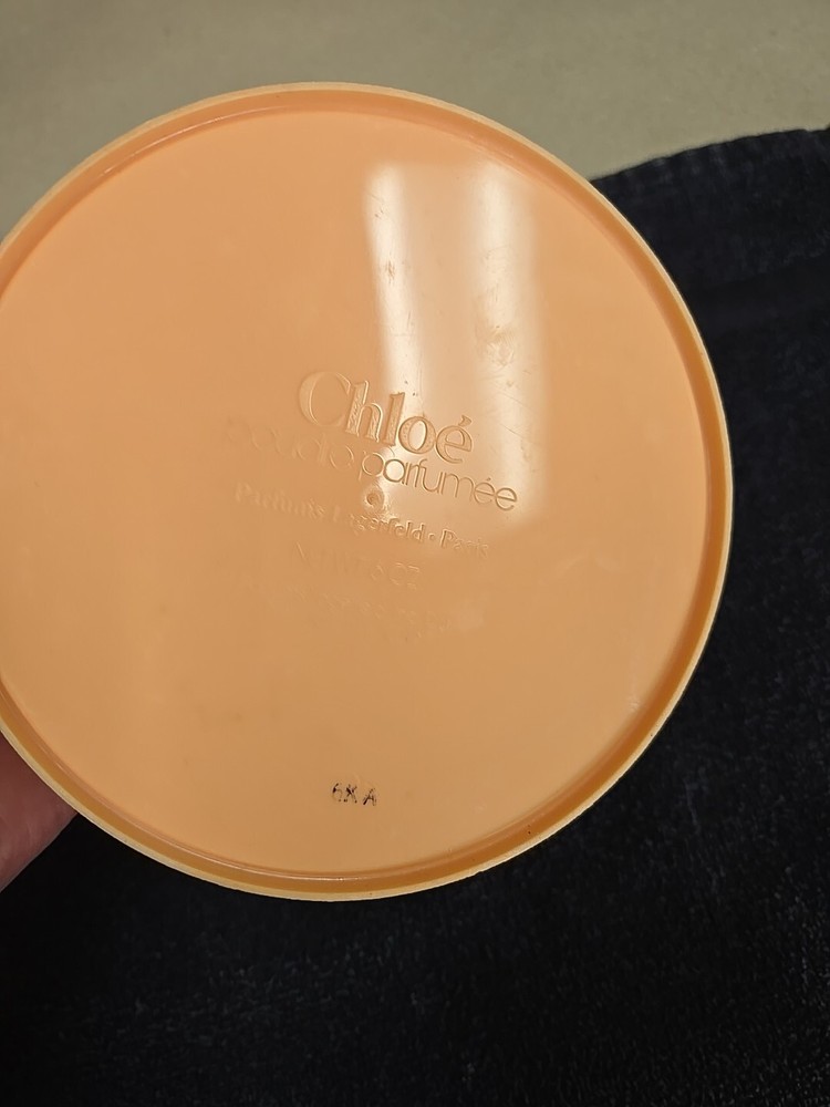 Vintage Chloe Dusting Powder Lily Container