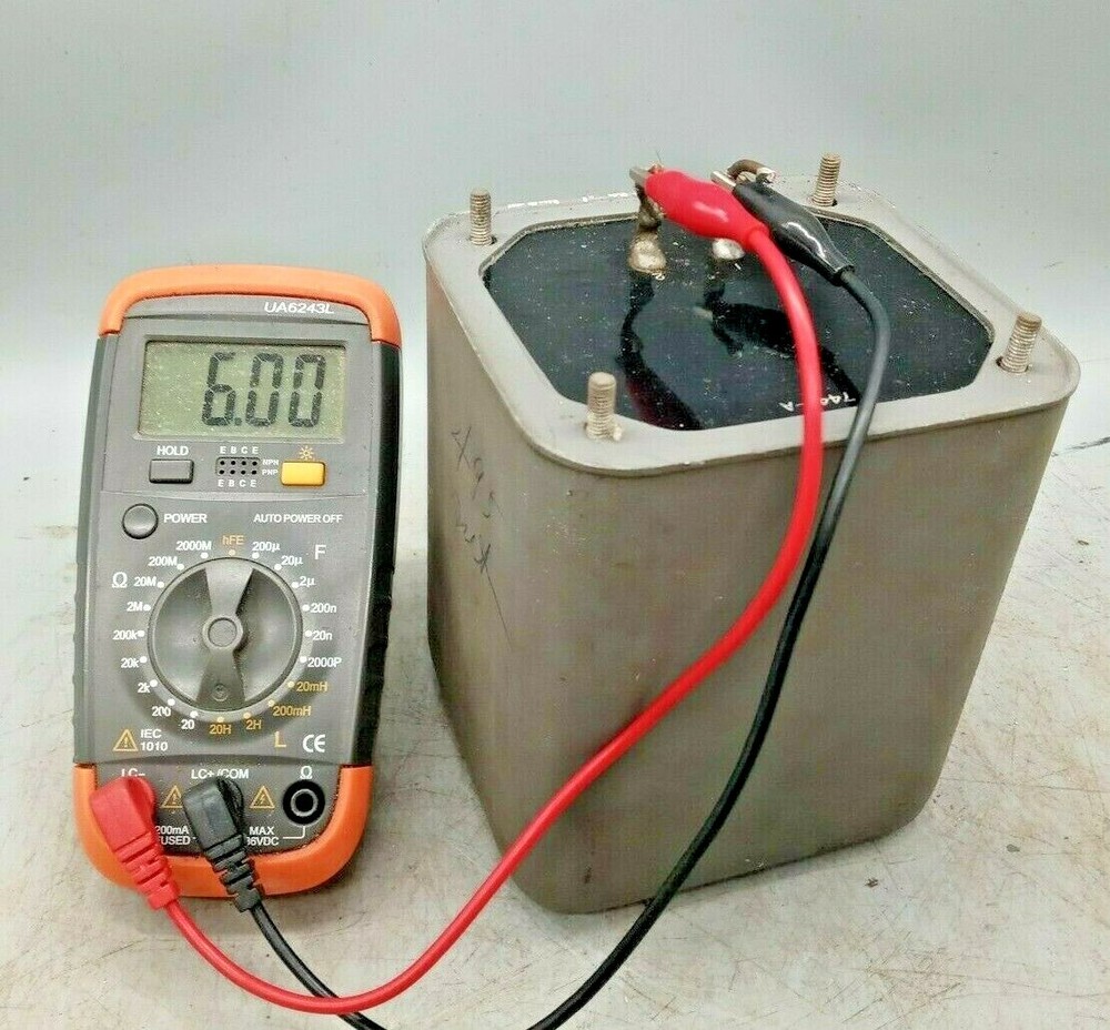 CHICAGO TYPE 7443-A   5.0 HY @ .40 AMPS  52Ω  FILTER CHOKE / REACTOR TRANSFORMER