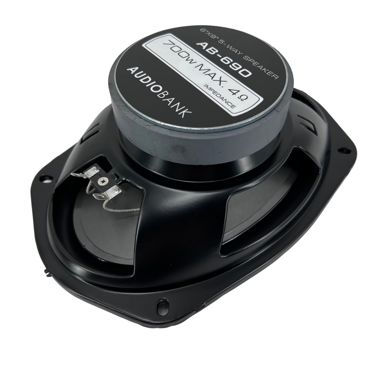 4x Audiobank 6x9 2800 Watt 5-Way Red Car Audio Stereo Coaxial Speakers- AB690