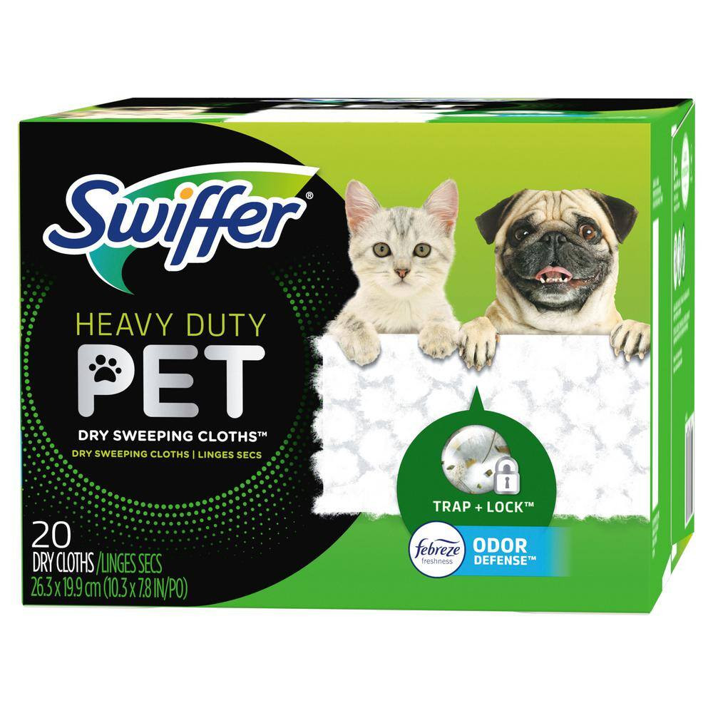 Sweeper Pet Heavy Duty Dry Cloth Refills (20-Count)
