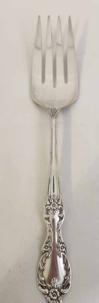Wm Rogers Lrg. Meat Fork "Grand Elegance Pattern Silver-Plate 1959