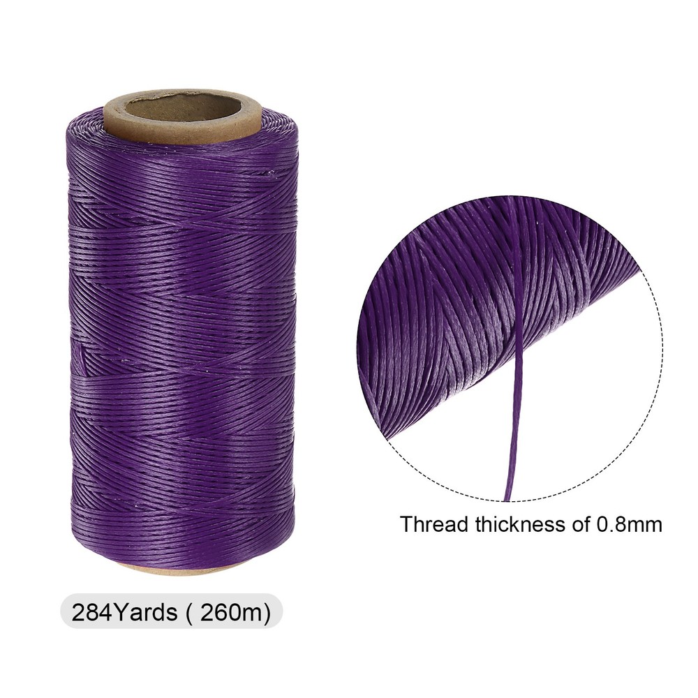 Upholstery Sewing Thread 284 Yards 260m Polyester String Purple