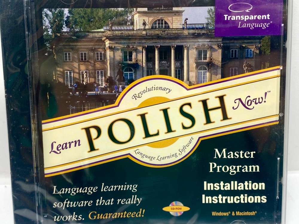 Learn Polish Now! New Sealed Master Program CD-ROM For Windows Macintosh NOS