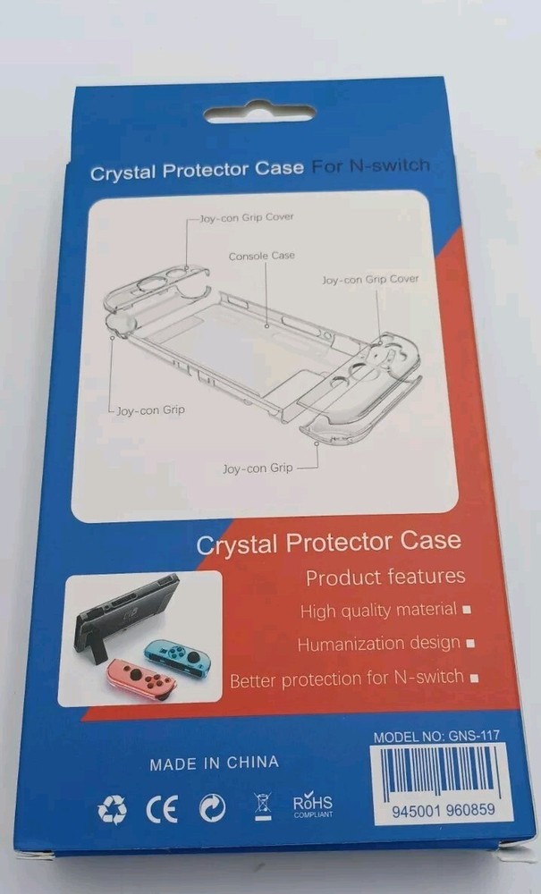 Nintendo switch Console + Joy-Cons Hard PC Crystal Clear Protectors