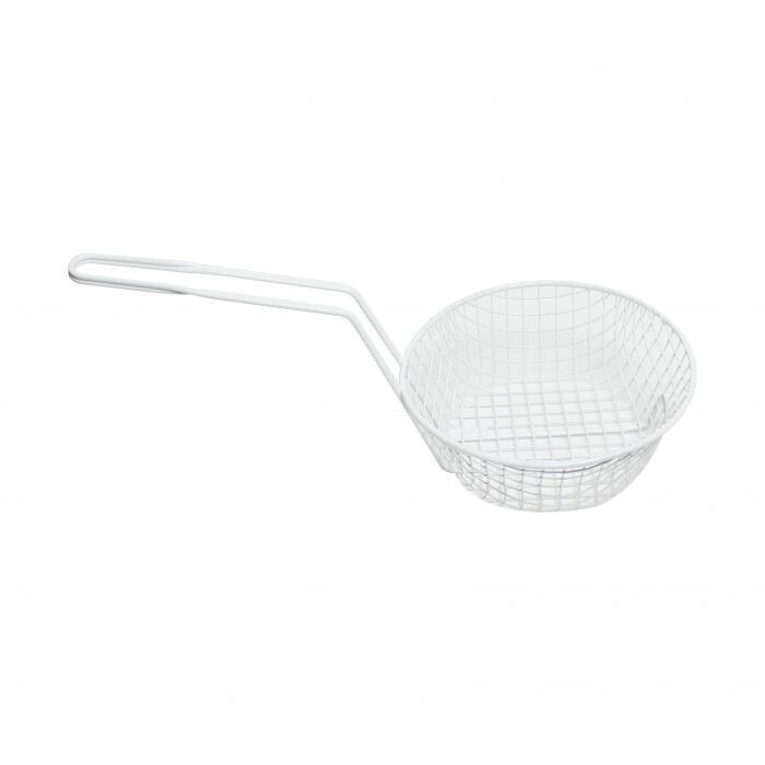 Thunder Group 3-Inch Deep Breading Basket with 8-Inch Round Coarse Mesh
