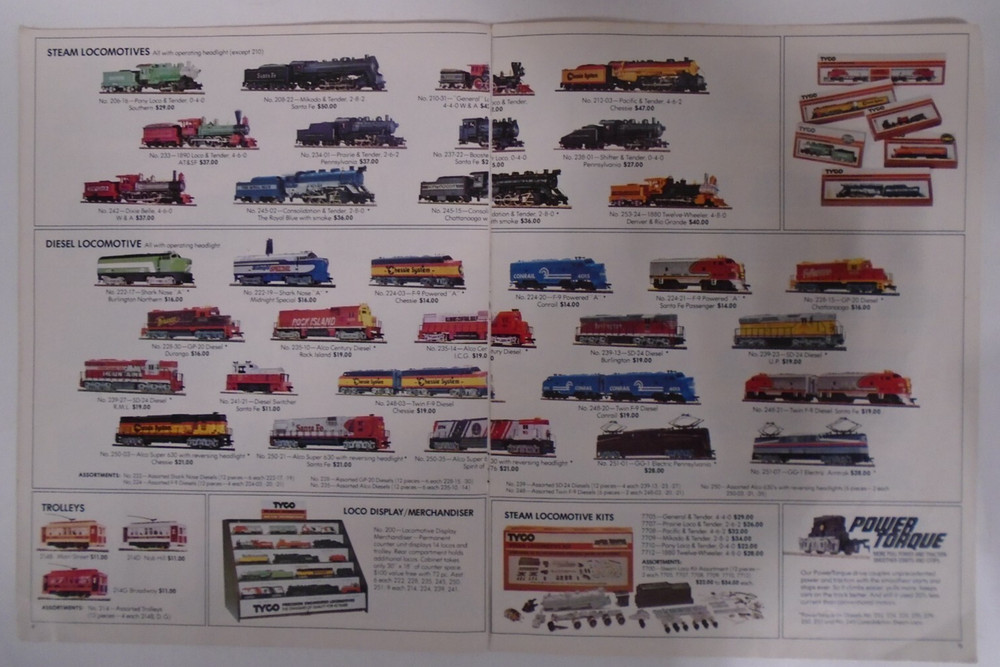 Vintage Tyco Train 1977 Catalog
