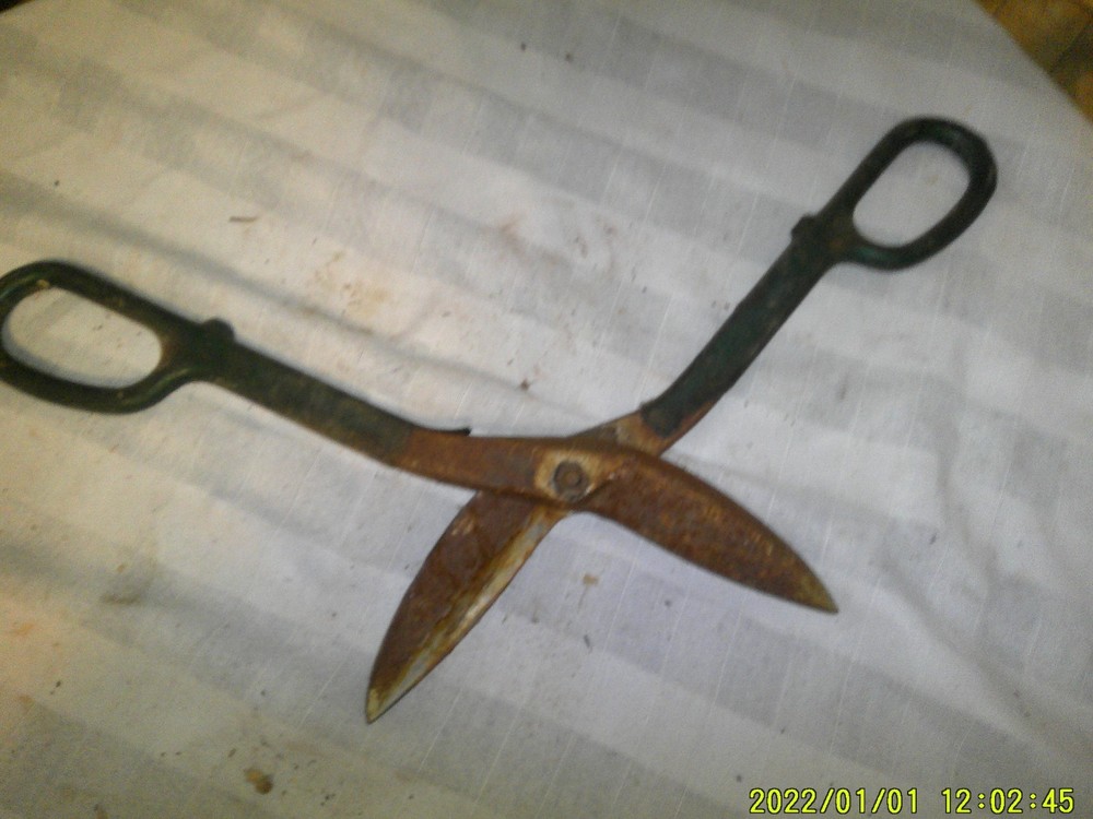 LARGE SCISSIOR CABLE WIRE CUTTERS OLDER