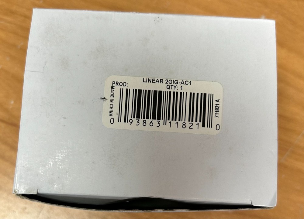 2gig 2GIG-AC1 Power Supply