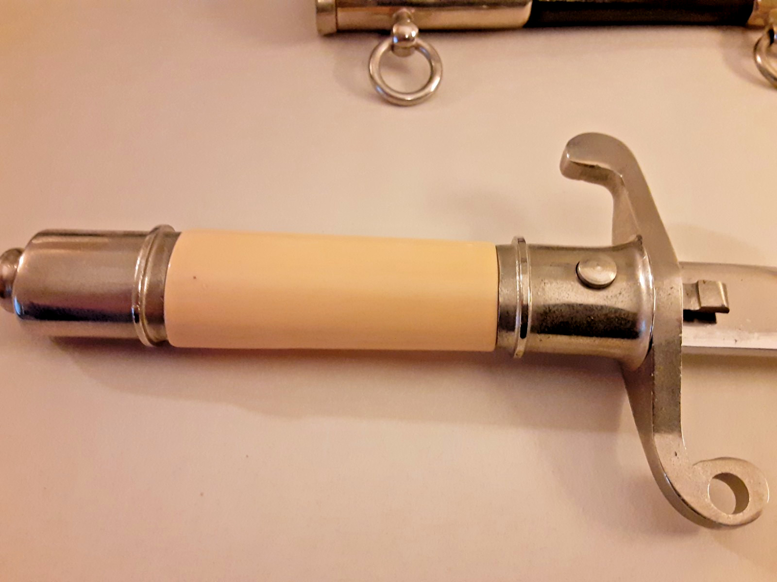 Vintage Polish Officer Presentation Dagger and Scabbard – with name plate.