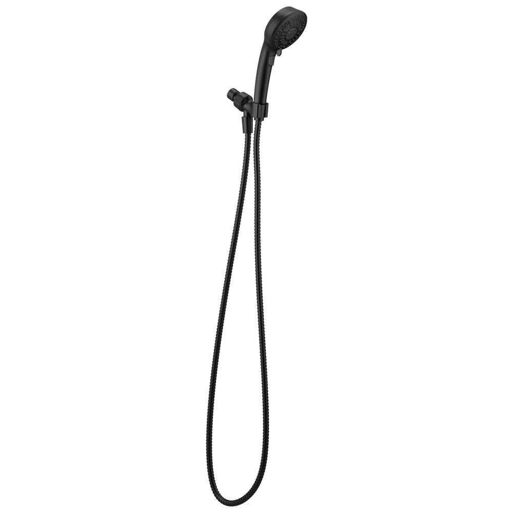 Delta 7-Setting Hand Shower Matte Black-Certified Refurbished