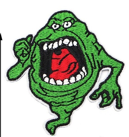 The Ghostbusters "Slimer, Angry" Embroidered Patch -new