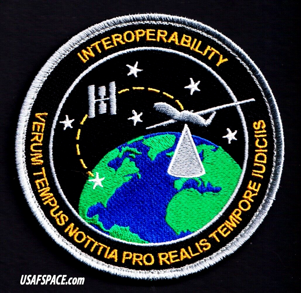 USAF 452 FLIGHT TEST SQ -452 FLTS- RQ-4 Global Hawk UAV- Interoperability-PATCH
