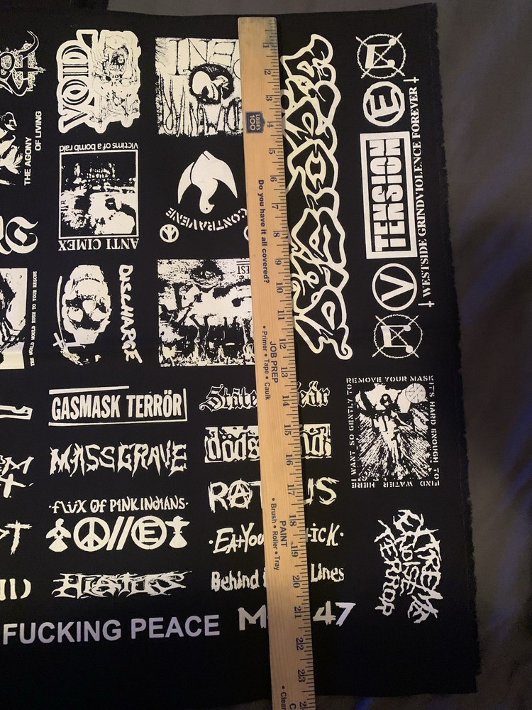 Crust Punk Patches Sheet