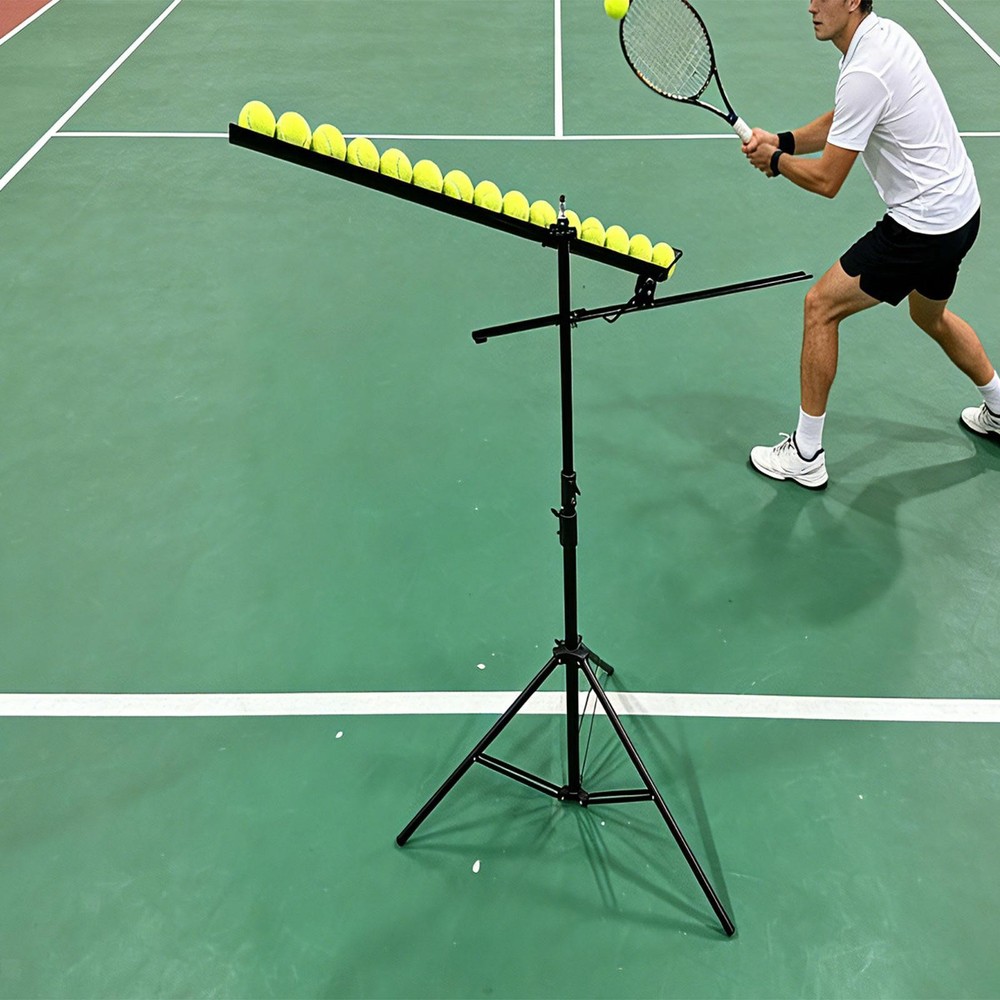 Tennis Ball Dropping Machine Practical Durability Portable Single Training