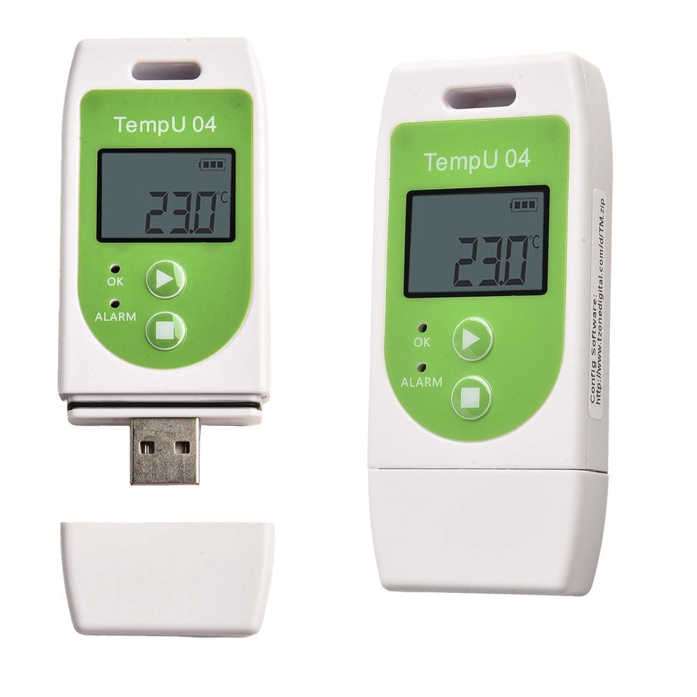 Portable Temperature Recorder with High Accuracy and Easy Report Generation