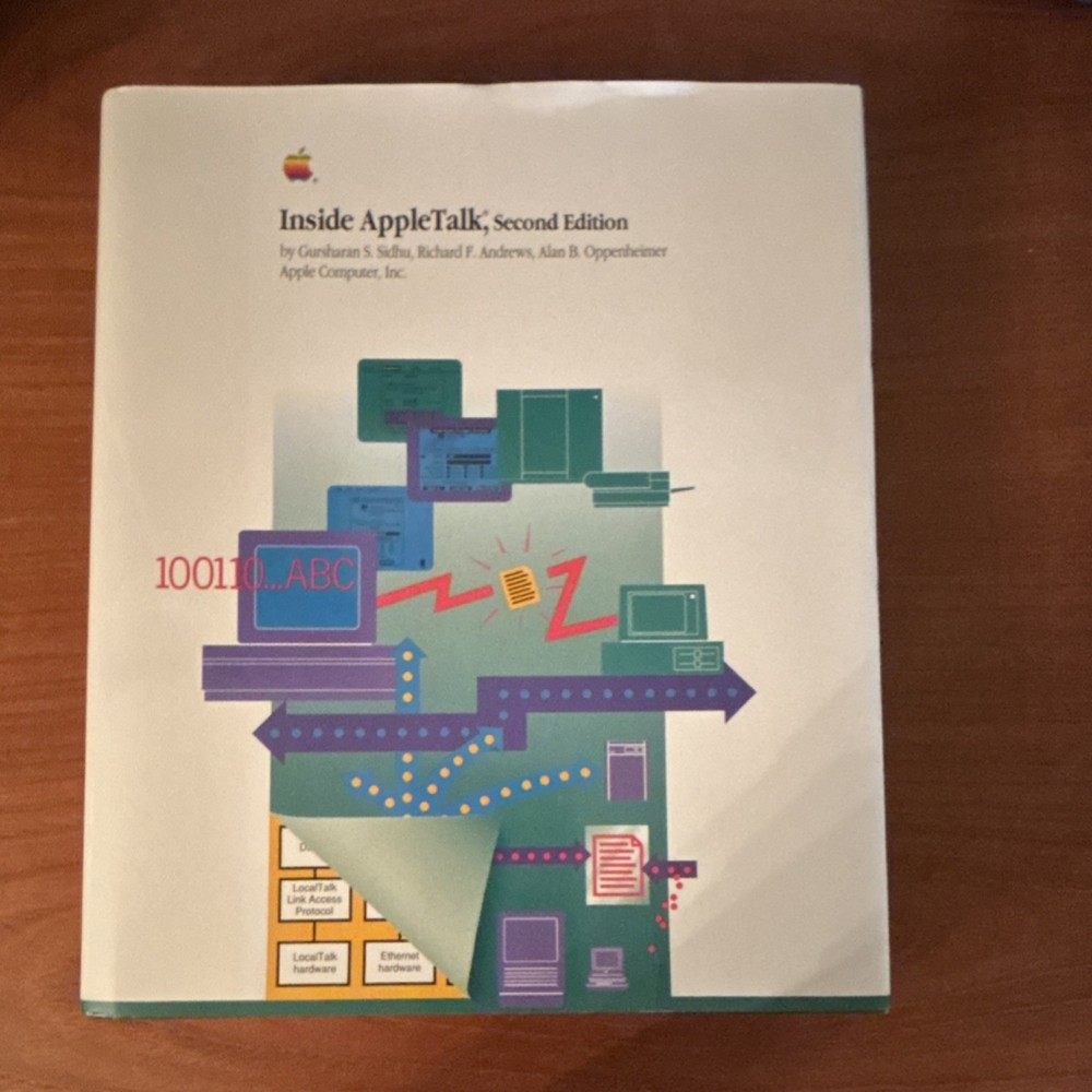 Apple Inside AppleTalk Second Edition Manual for Desktop Computer English
