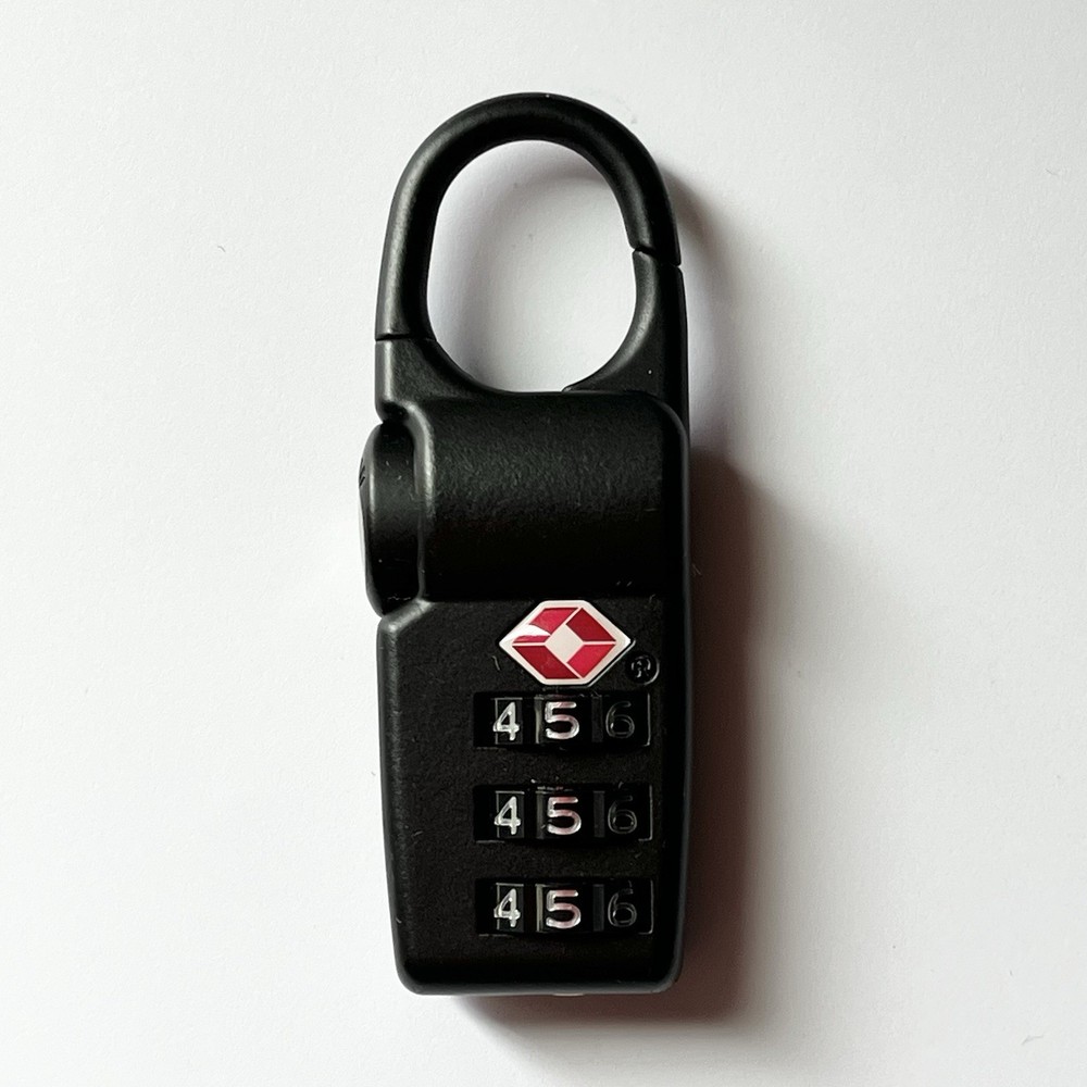 Tumi Combination Lock, NEW, TSA007, Black, Black logo