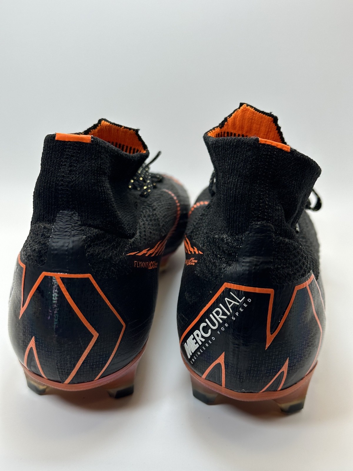 Nike Mercurial Superfly 360 VI FG ACC US 7.5 Black Orange Soccer Cleats Premium