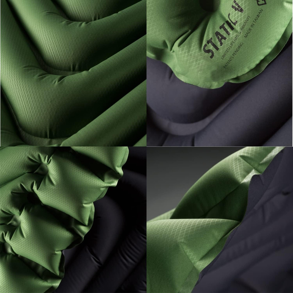 Static V Lightweight Inflatable Sleeping Pad | Comfortable, Lightweight, Easy to