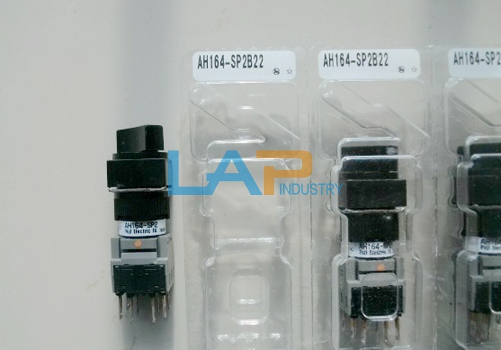 1PC NEW AH164-SP2B11 Square 2 bit Selection Button Switch