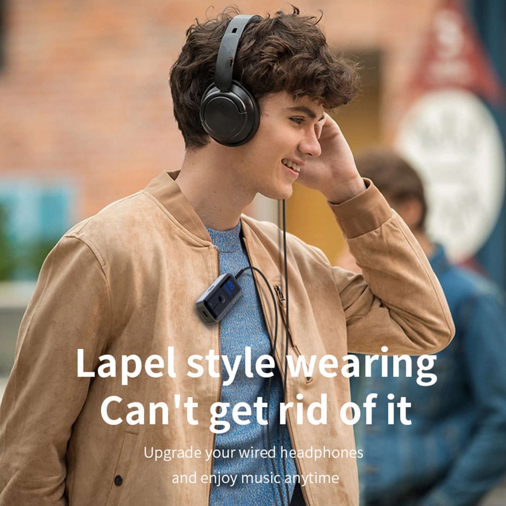 Bluetooth 5.4 Transmitter and Receiver with 15H Transmit Mode 3.5mm Adapter