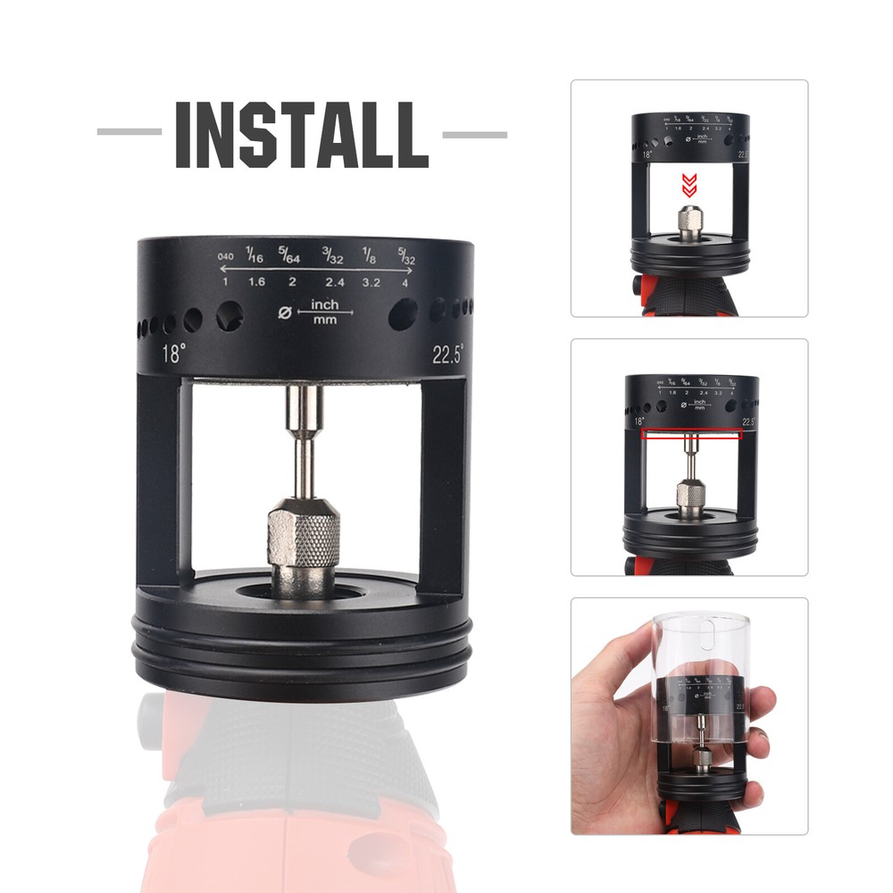 TIG Welding Tungsten Grinder Sharpener Multi-Angle offset Cut-off Tool