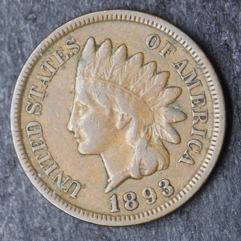 1893 Indian Head Cent 1C- COINGIANTS -