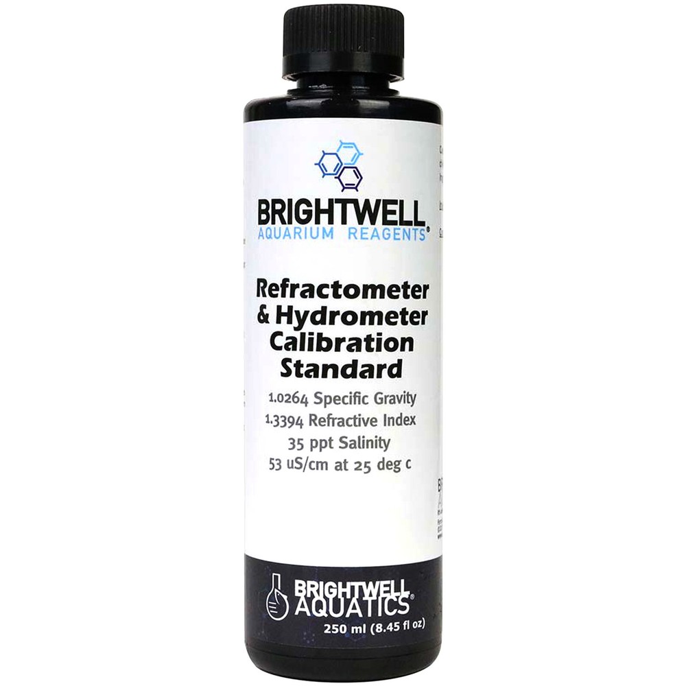 Brightwell Aquatics Refractometer Calibration Solution 250mL Test Salinity Salt