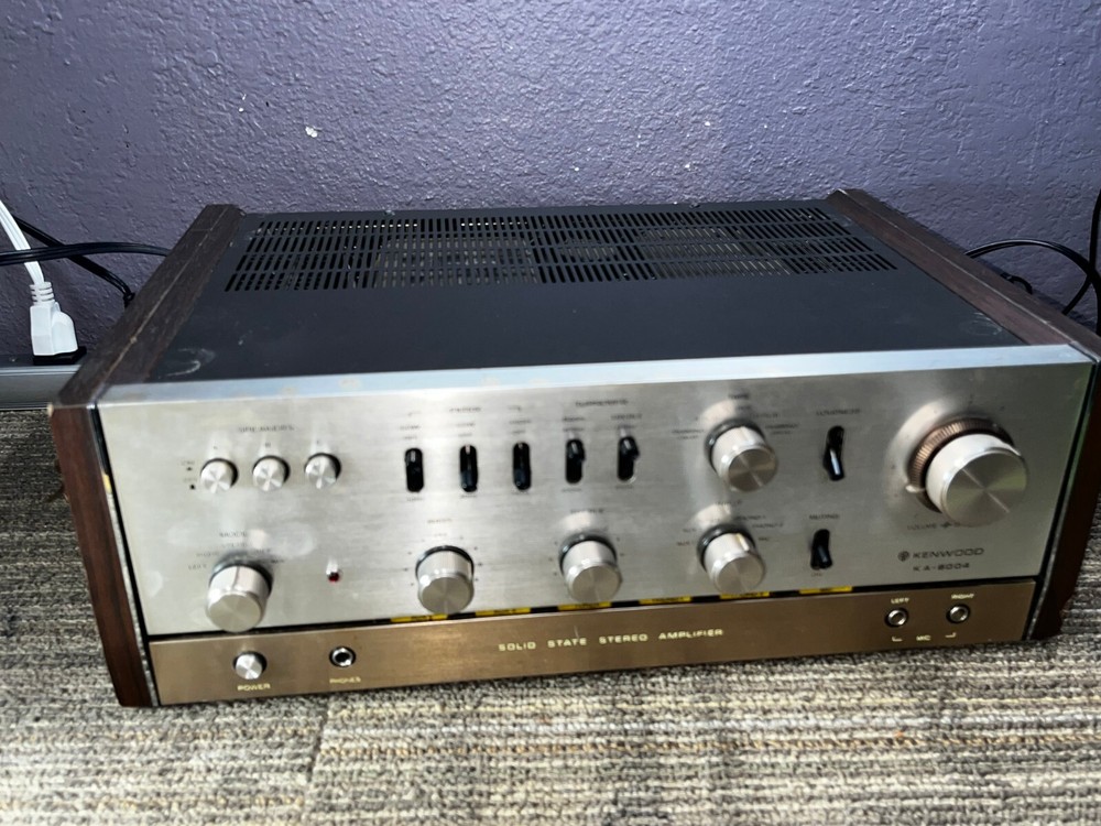 Kenwood KA-8004 Integrated Solid State Stereo Amplifier Untested 936736