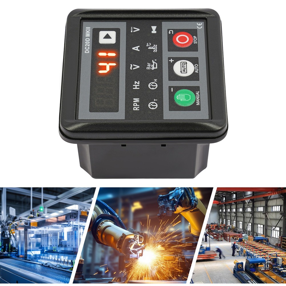 Dc20d Mkii Genset Controller Generator Electronic Controller W/ Cable For Engine