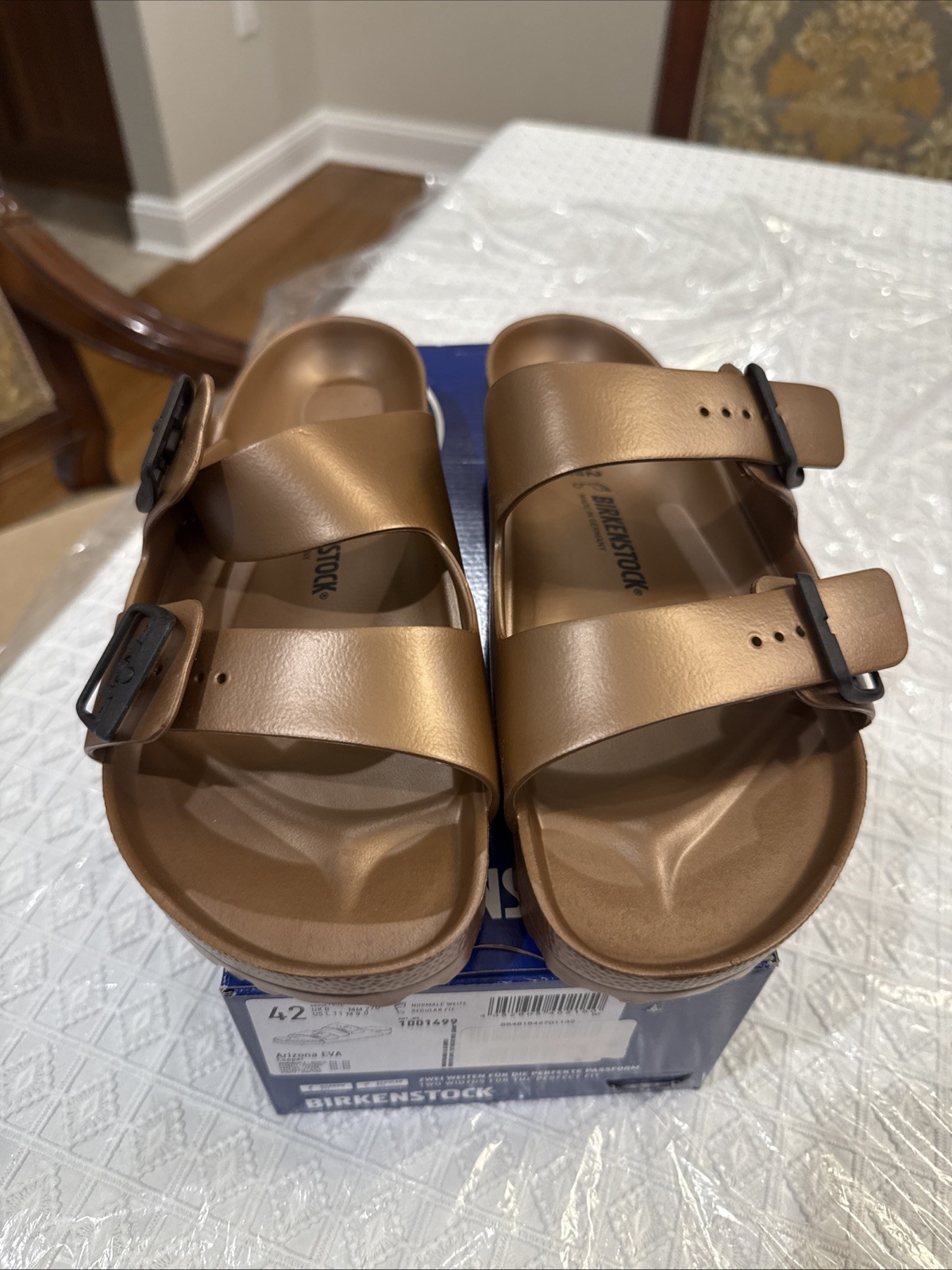Birkenstock Arizona EVA Copper 42 Normal Fit 11w/ 9m