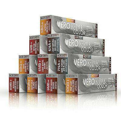 Joico Vero K-Pak Age Defy Permanent Cream Hair Color, 2.5 fl oz (Choose yours)