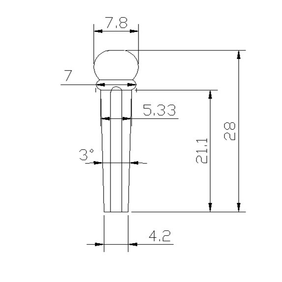 6x Guitar Pin String Peg Unbleached Bone Abalone shell Dot Luthier Bridge