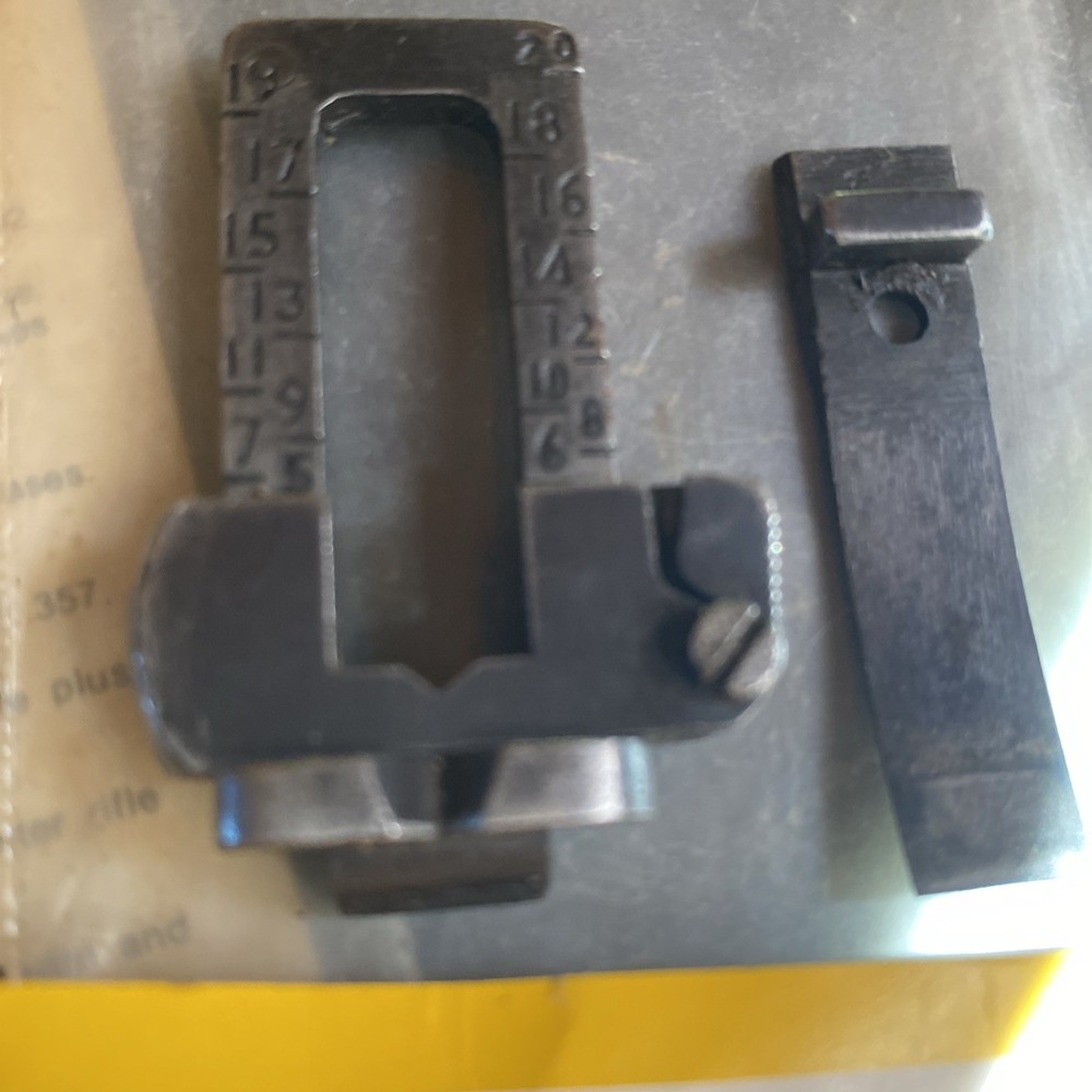 WW2 Japanese Type 38 Rear Sight, With Spring.