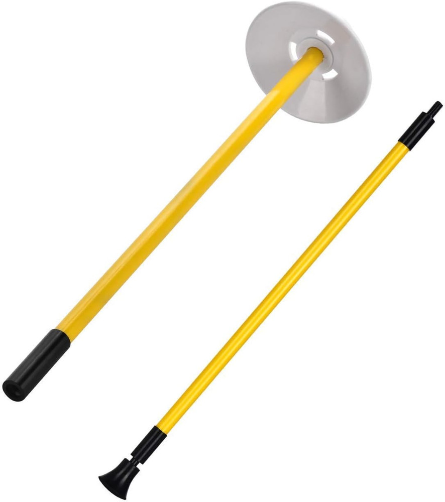 Practice Golf Hole Cup Flagpole Set - 6” Cup & 3ft Flagstick, 2-Pack