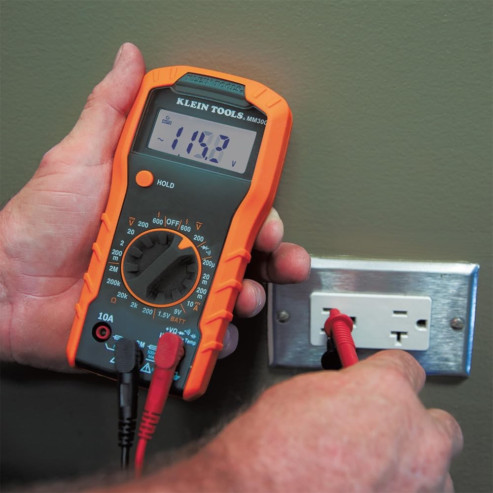 Klein Tools 80067 Electrical Test Kit with IR Digital Thermometer, Green,Red