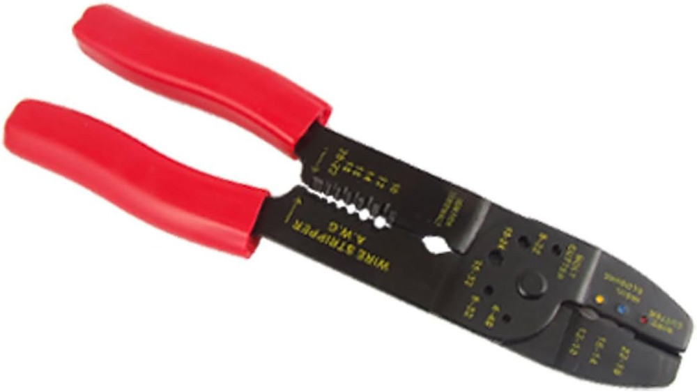 Red Handle Bolt Cutter Wire Crimping Plier Wire W Terminal