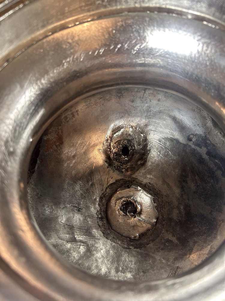 Antique Victorian Era Silver Plate Large Coffee, Tea Urn