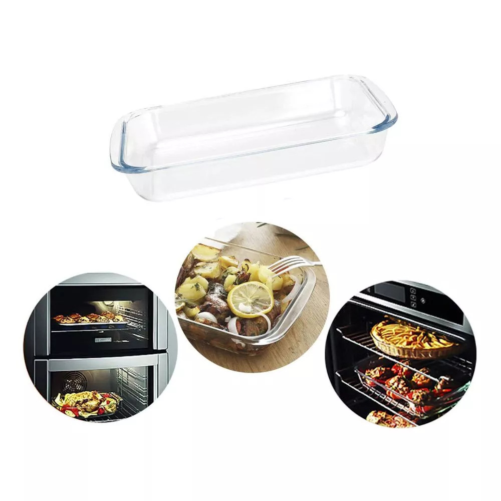 Made By Design 3qt Glass Rectangular Casserole Baking Dish - Dishwasher Safe