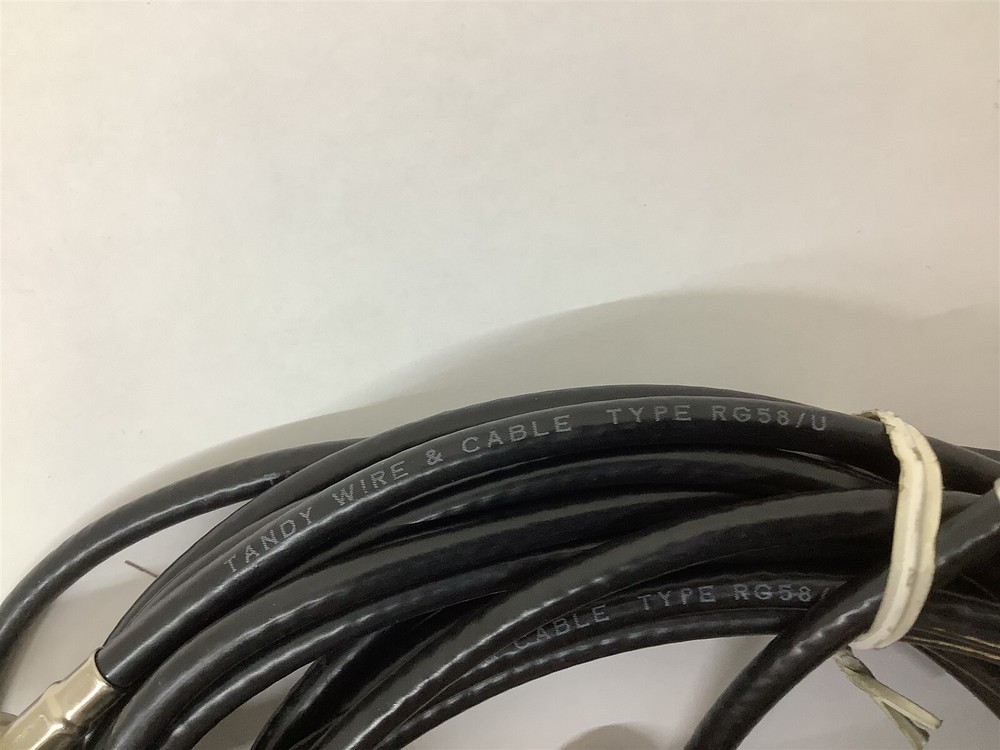 Tandy RG58/U Cable 19-1/2' L