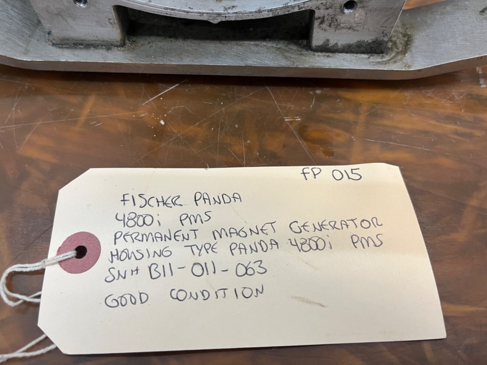 FISCHER PANDA PERMANENT MAGNET GENERATOR HOUSING TYPE PANDA 4800i PMS