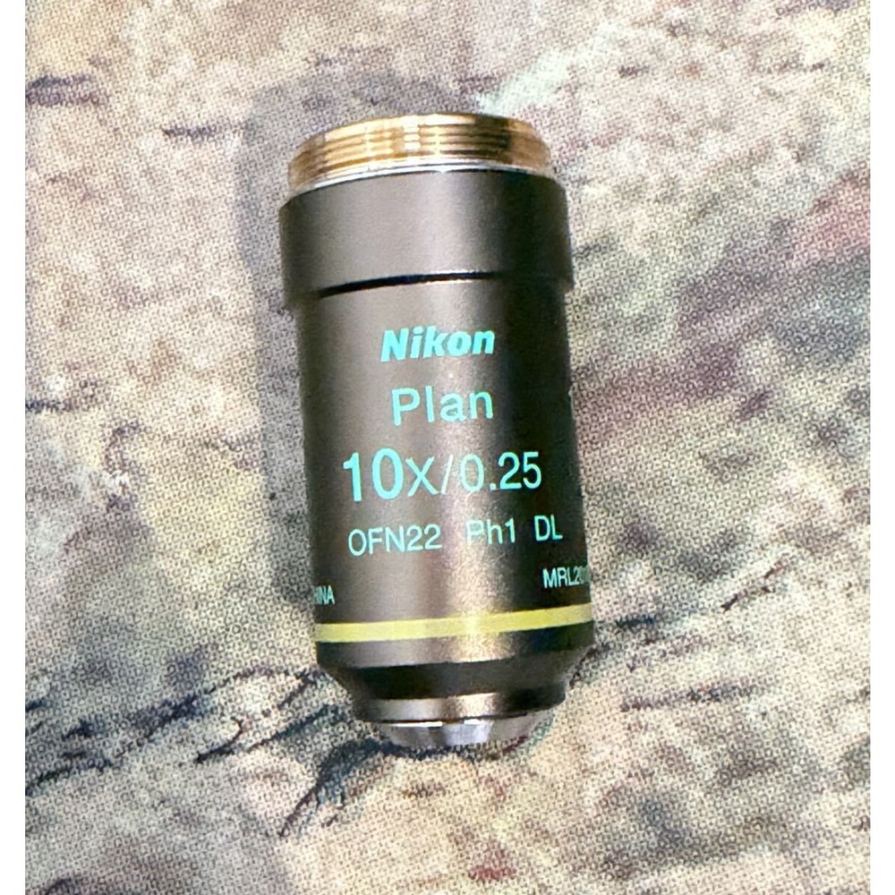 Nikon Plan 10x/0.25 WD 10.5 Microscope Objective Lens Used Untested