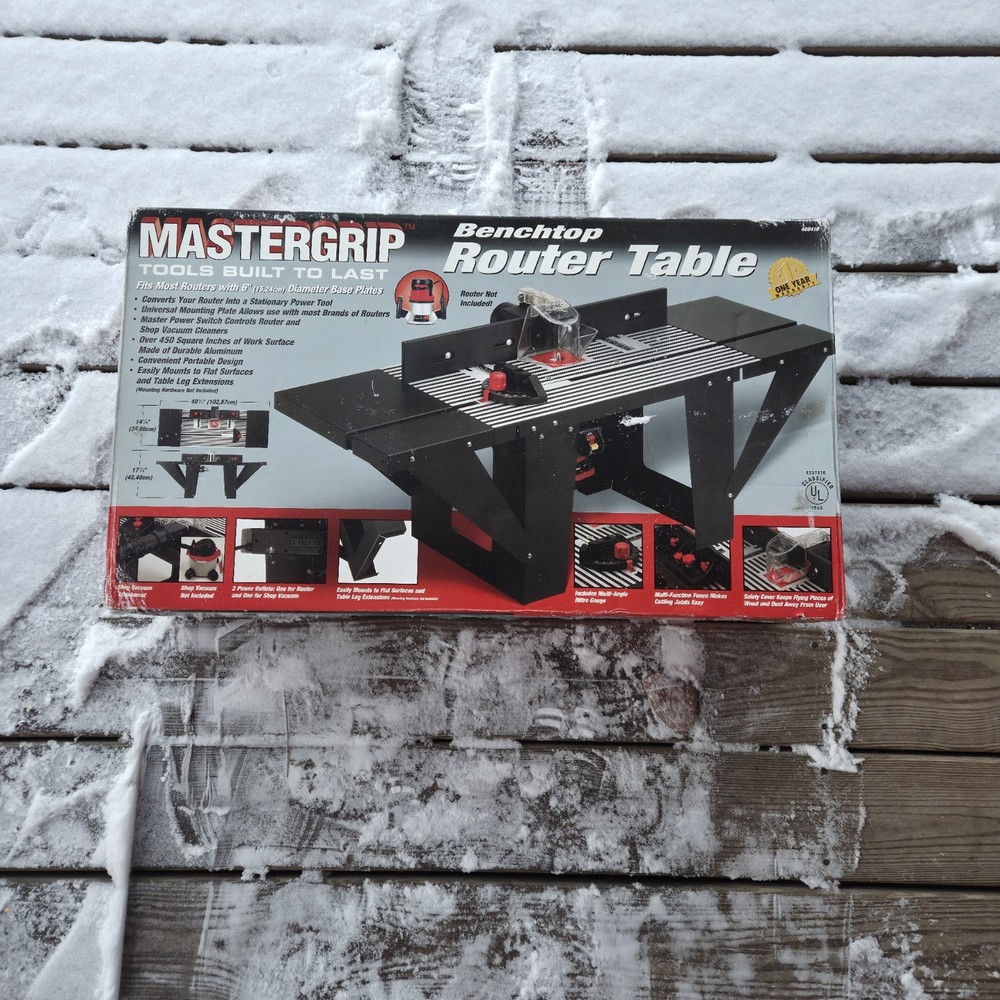 NEW Mastergrip Benchtop Router Table – In Box – Local Pickup