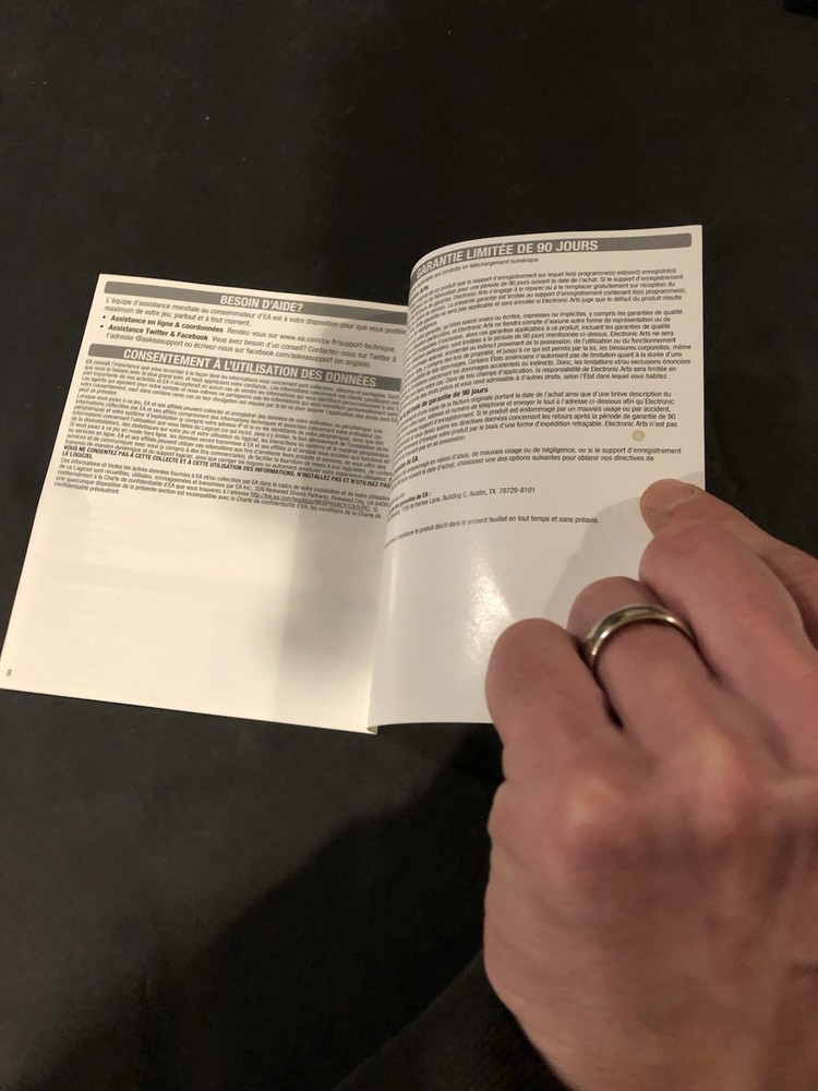 need for speed rivals ps3 Manual insert only