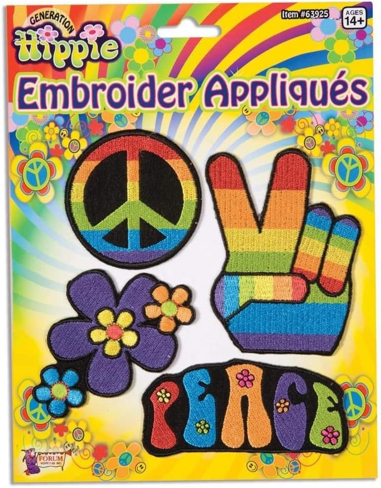 Forum Novelties Hippie Appliques  Accessory