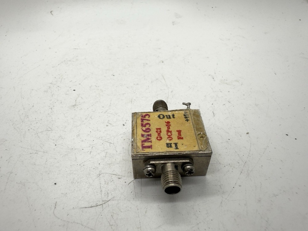 TM6575 RF Amplifier Gain 20dB +15V SMA Compact Microwave Modul