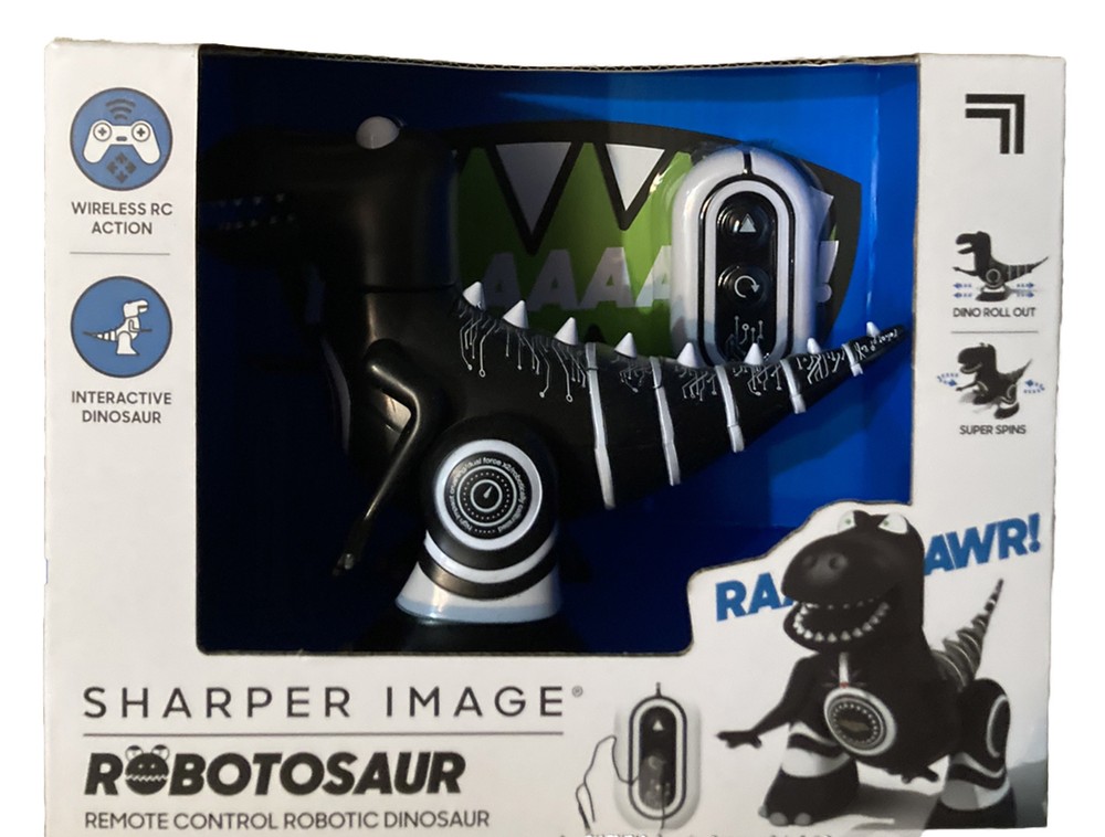 Sharper Image Robotosaur RC Robotic Dinosaur Wireless RC NEW 3+
