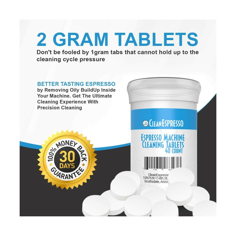 2 Gram Espresso Machine Cleaning BR-040 Model Tablets Automatically Cleans