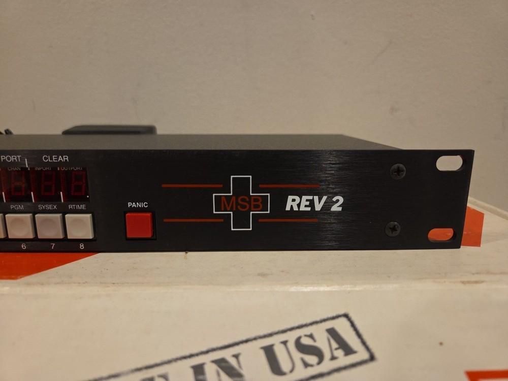 JL Cooper MSB Plus REV 2 MIDI Patch Bay / Thru Box - excellent condition