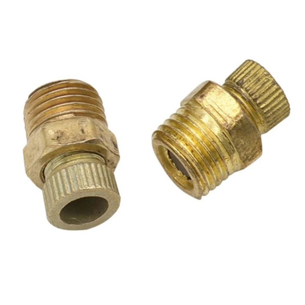 Silent Air Compressor Drain Valve Screw for Quick Water Release (2PCS)
